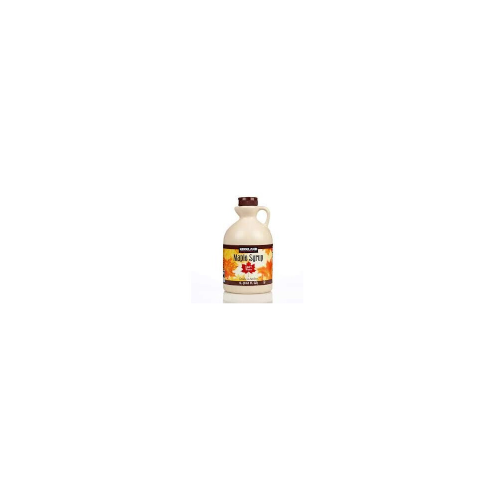 Kirkland Signature Canadian Maple Syrup - 6 X 1L - Grade A Amber