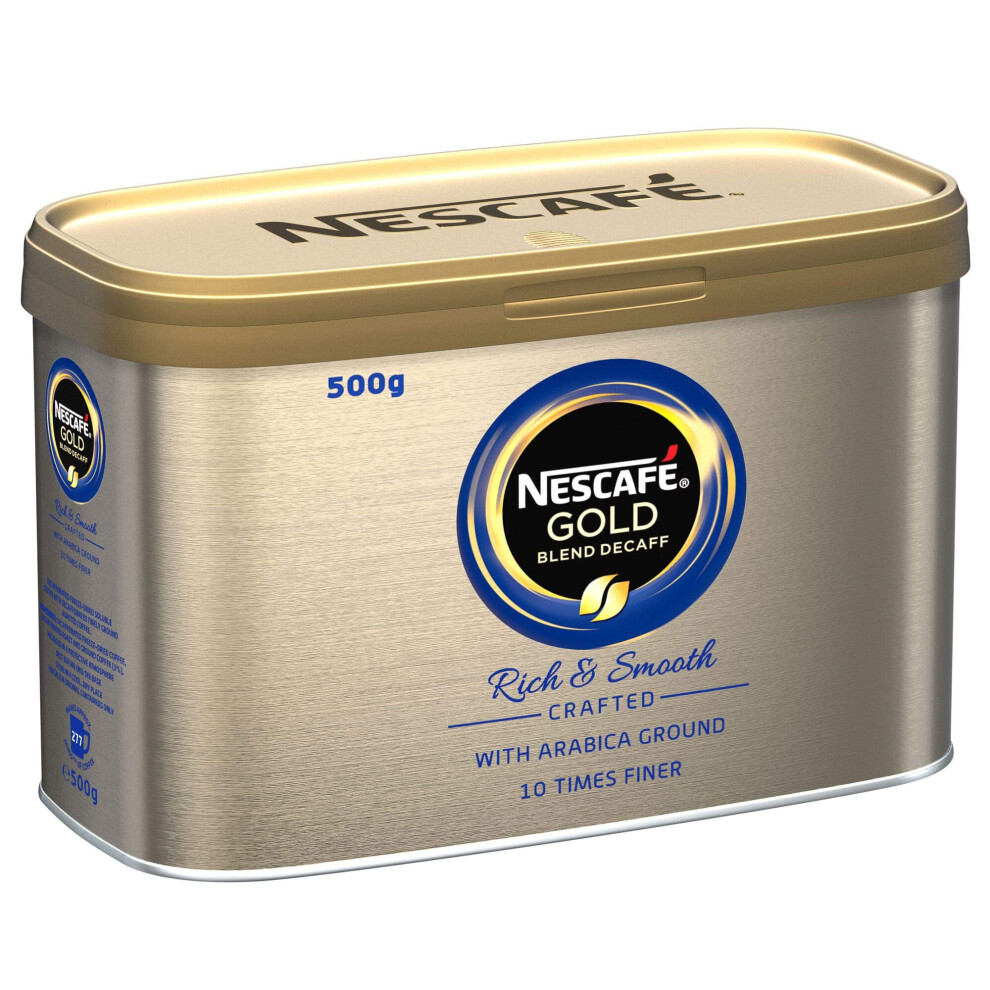 Nescafe Nescaf? Blend Decaff Coffee Tins - 6X500g Gold