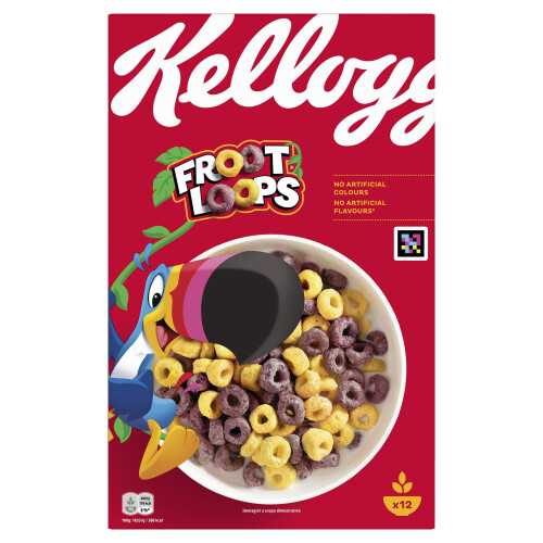 Kelloggs Kellogg's Unicorn Froot Loops 375g 6 Pack