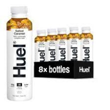 Huel-Complete Meal Salted Caramel Flavor 500ml (Pack of 8) | 27 Essential Vitamins and Minerals | No Artificial Sweeteners or Preservatives | Meal