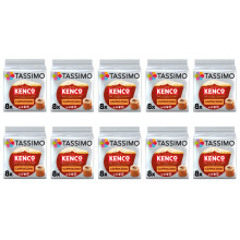 Tassimo Kenco Cappuccino Coffee Pods - 10 Packs (80 Drinks)