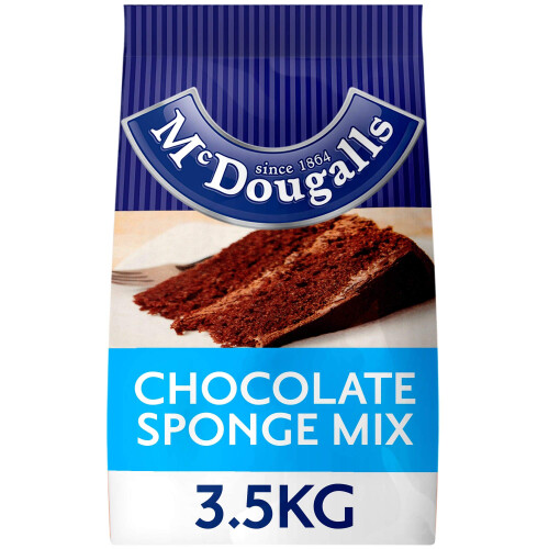 McDougalls Chocolate Sponge Cake Mix - 4x3.5kg