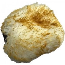 Two Side Sheepskin Car Wash Mitt, Real Lambswool Sheepskin Wax Wash Mitt GLG12