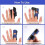 2 pcs Finger Splints,Finger Support - Trigger Finger Splint with Adjustable 9