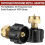 Propane Refill Adapter - Brass Propane Tank Coupler 18