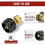 Propane Refill Adapter - Brass Propane Tank Coupler 15