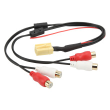 4RCA Kabel MINI ISO 6Pin Audiokabel Bluetooth Ersatzteil für Seat