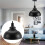 E27 Metal Chandeliers Hanging Ceiling Light 6
