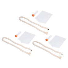 3 Sets Speichelprobennadel-Kette, stark, praxisnah, vollständiges Werkzeugset, weiches Baumwollseil, Schweinepest-Testwerkzeug für Schweine