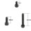 Three Types M4 Threaded Screw Pack - 15pcs of Various Sizes 2