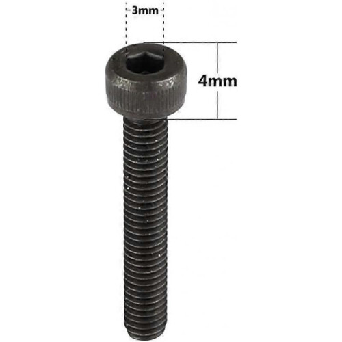 Three Types M4 Threaded Screw Pack - 15pcs of Various Sizes 2