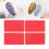 4pcs 3D Relief Nail Printing Template Salon DIY 11