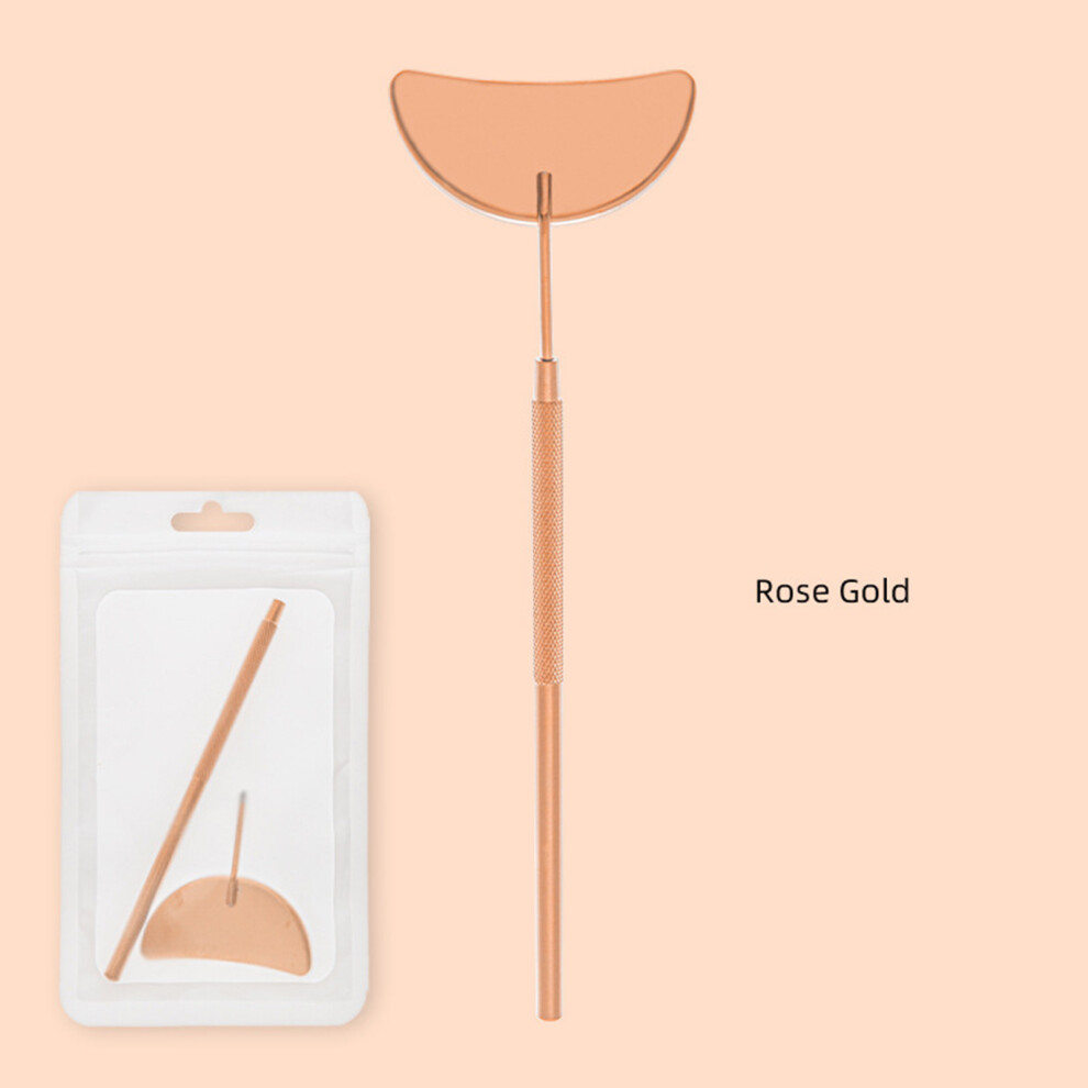 Gold Lash Mirror Professional Beauty Salon Portable