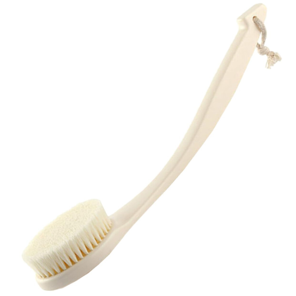 Body Brush Massage Long Handled Bath Back Brush Shower Scrubber for Deep Clean and Exfoliation in Soft Bristles