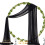 Wedding Arch Draping Fabric 1 Panel 29.5In X 19.6F 3