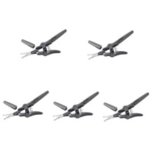 5pcs Ergonomic Grooming Scissors Set for Nose Hair, Eyebrows, Facial Hair, and Beard Trimming, Professional Small Scissors