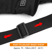 Elektrische beheizte Handwärmer-Muffe, für kaltes Wetter, thermische Handschuhe, Hüfttasche für Jagen, Skifahren, Camping
