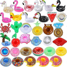 Inflatable Drink Holder 35 Pack - Floating Cup Holders for Swimming Pool Party