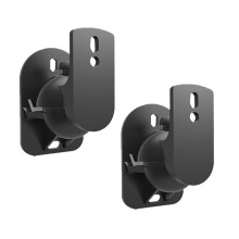 2PCS Speaker Mount Wall Bracket Stand Surround Hol