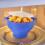Foldable Oven Bowl Popcorn Round Portable with Lid 4