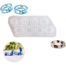 Silicone Ring Mold Set - Jewelry Casting Mold for Resin and Epoxy Resin
