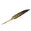 Pluma de ave fluida amarilla punta 1-5mm 27.7cm 16