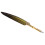 Pluma de ave fluida amarilla punta 1-5mm 27.7cm 7