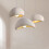 Creative Personalized Chandelier 20CM Indoor Ceiling Light E27 Retro Pendant Light Modern White Pendant Lights 4