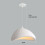 Creative Personalized Chandelier 20CM Indoor Ceiling Light E27 Retro Pendant Light Modern White Pendant Lights 5