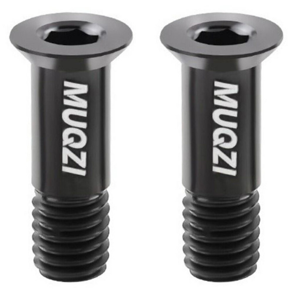 (Black) Muqzi 2Pcs Bicycle Derailleur Pulley Bolts Titanium Alloy M5 Jockey Wheel Screws For Mountain Road Bike Gear Tensioner Black 6914271203999