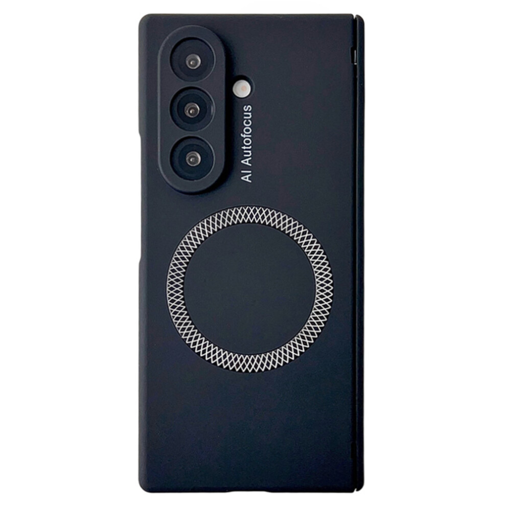 (Black) For Samsung Galaxy Z Fold7 5G Case Compatible With Magsafe Hinge Protection Hard Pc Phone Cover Black 6914273782188