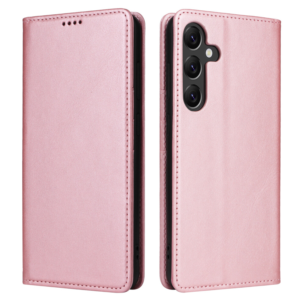 (Pink) For Samsung Galaxy A56 5G Case Rfid Blocking Pu Leather Phone Wallet Cover Pink 6914270797239