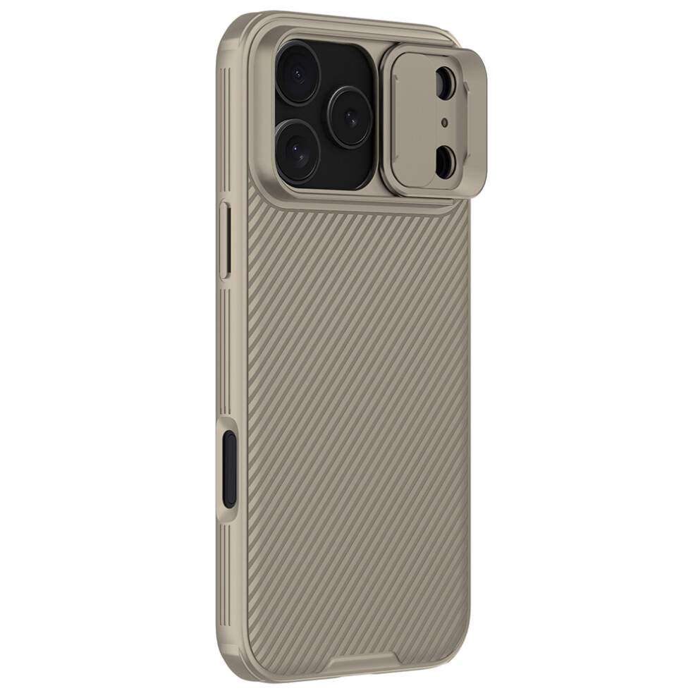 (Gold) Nillkin Camshield Pro Series For Iphone 17 Pro Max Case Pc + Tpu Slide Camera Lid Phone Cover Gold 6914272988277