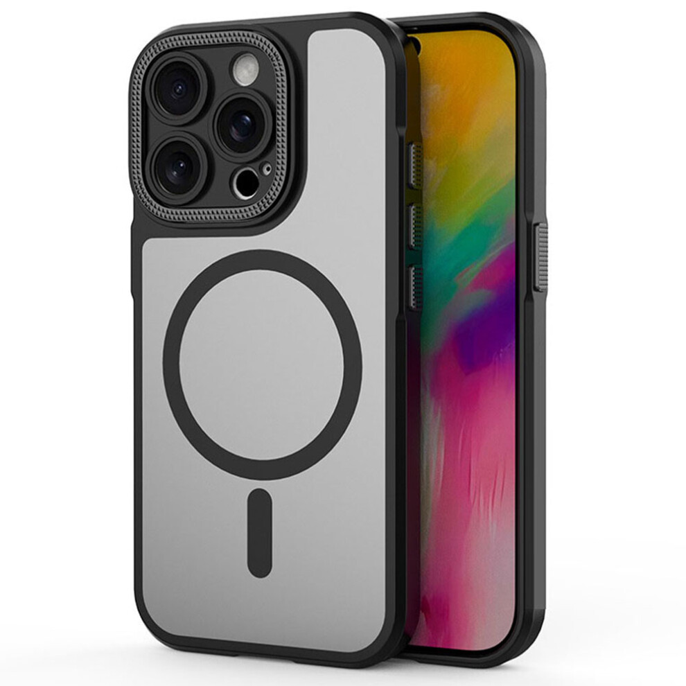 (Black) Bulk Purchasing For Iphone 15 Pro Case Pc + Tpu Precise Cutout Phone Cover Compatible With Magsafe Black 6914276327980