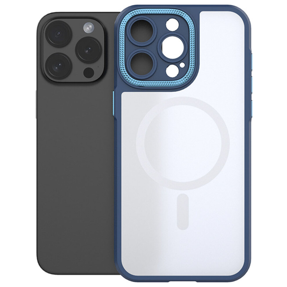 (Blue) Bulk Purchasing For Iphone 16 Pro Case Pc + Tpu Precise Cutout Phone Cover Compatible With Magsafe Blue 6914277282516