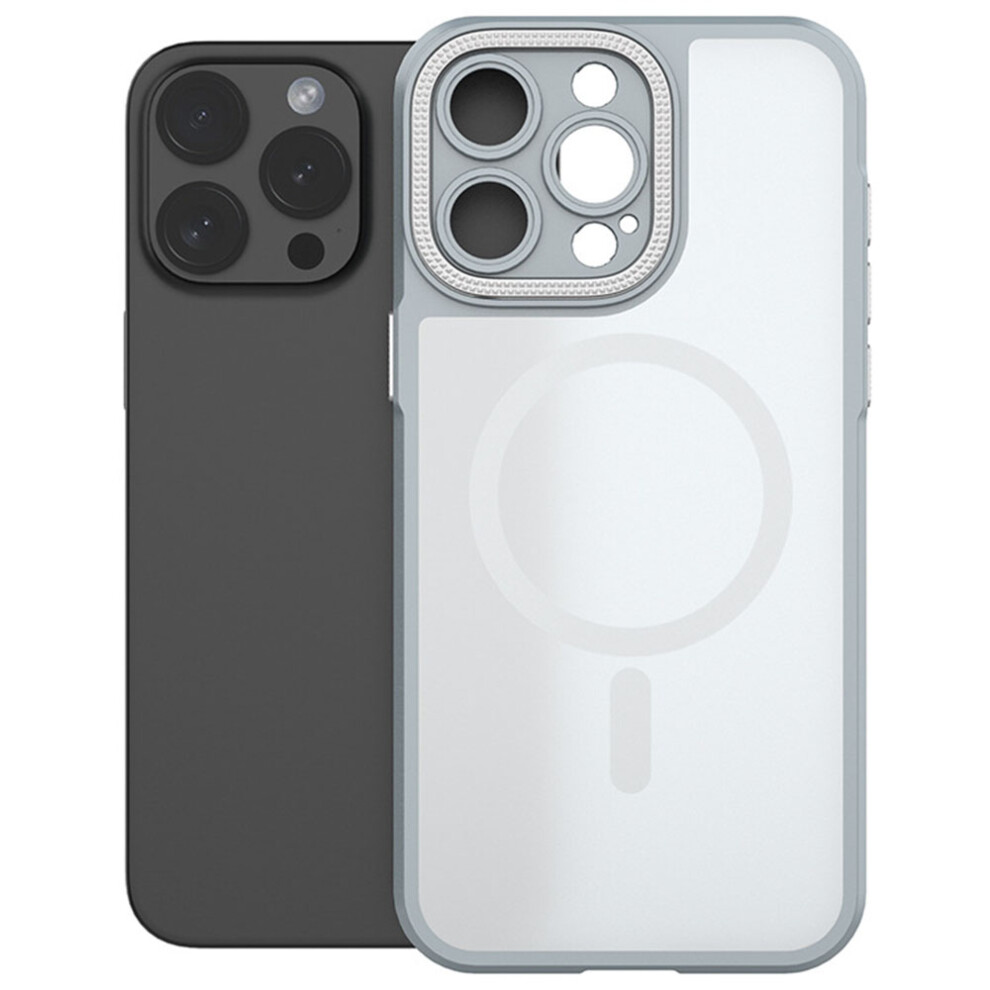 (Grey) Bulk Purchasing For Iphone 16 Pro Case Pc + Tpu Precise Cutout Phone Cover Compatible With Magsafe Grey 6914276964338