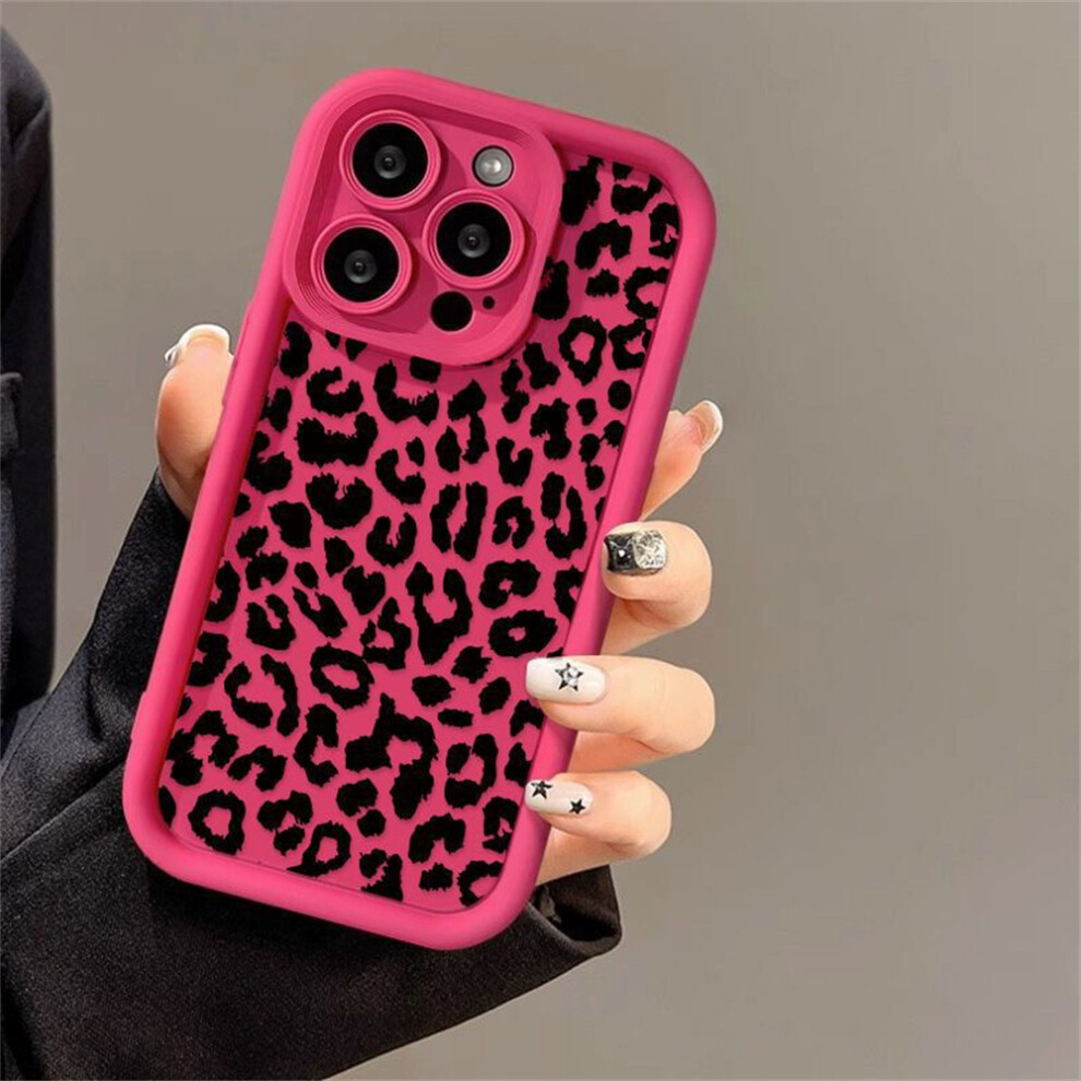 (Rose) For Iphone 12 Pro Max Case Leopard Print Tpu Shockproof Phone Cover 6914276294626