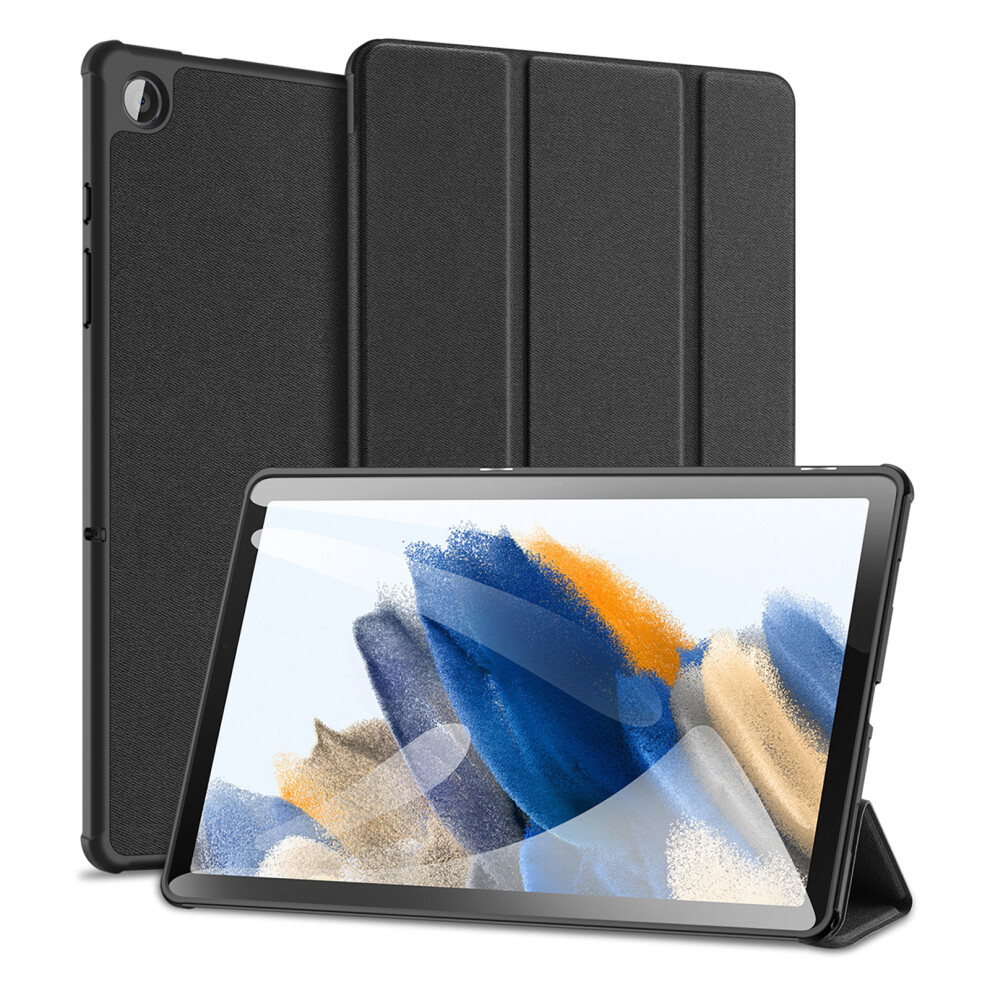 (Black) Dux Ducis Domo Series For Samsung Galaxy Tab A9+ Business Stand Cover Pu Leather Smart Sleep Tablet Case Black 6914275843269