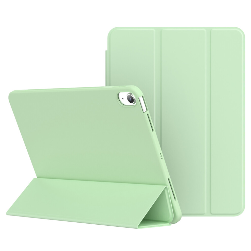 (Matcha ) For Ipad (2025) 10.9 (2022) Tri-Fold Stand Tablet Case Leather+Tpu Cover Green 6914271104395
