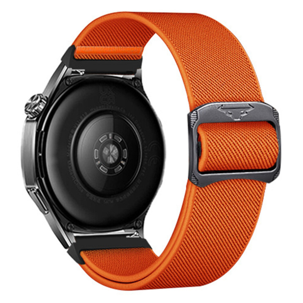 (Orange) 22Mm Watch Band For Huawei Watch Gt 5 Pro 46Mm Gt 5 46Mm Gt 4 46Mm Elastic Nylon Braided Strap Orange 6914278449826