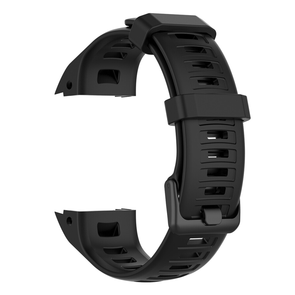 (Black) Silicone Watch Band For Garmin Instinct Tactical Instinct Tide Instinct 2 Instinct Wrist Strap With Buckle Black 6914273819402