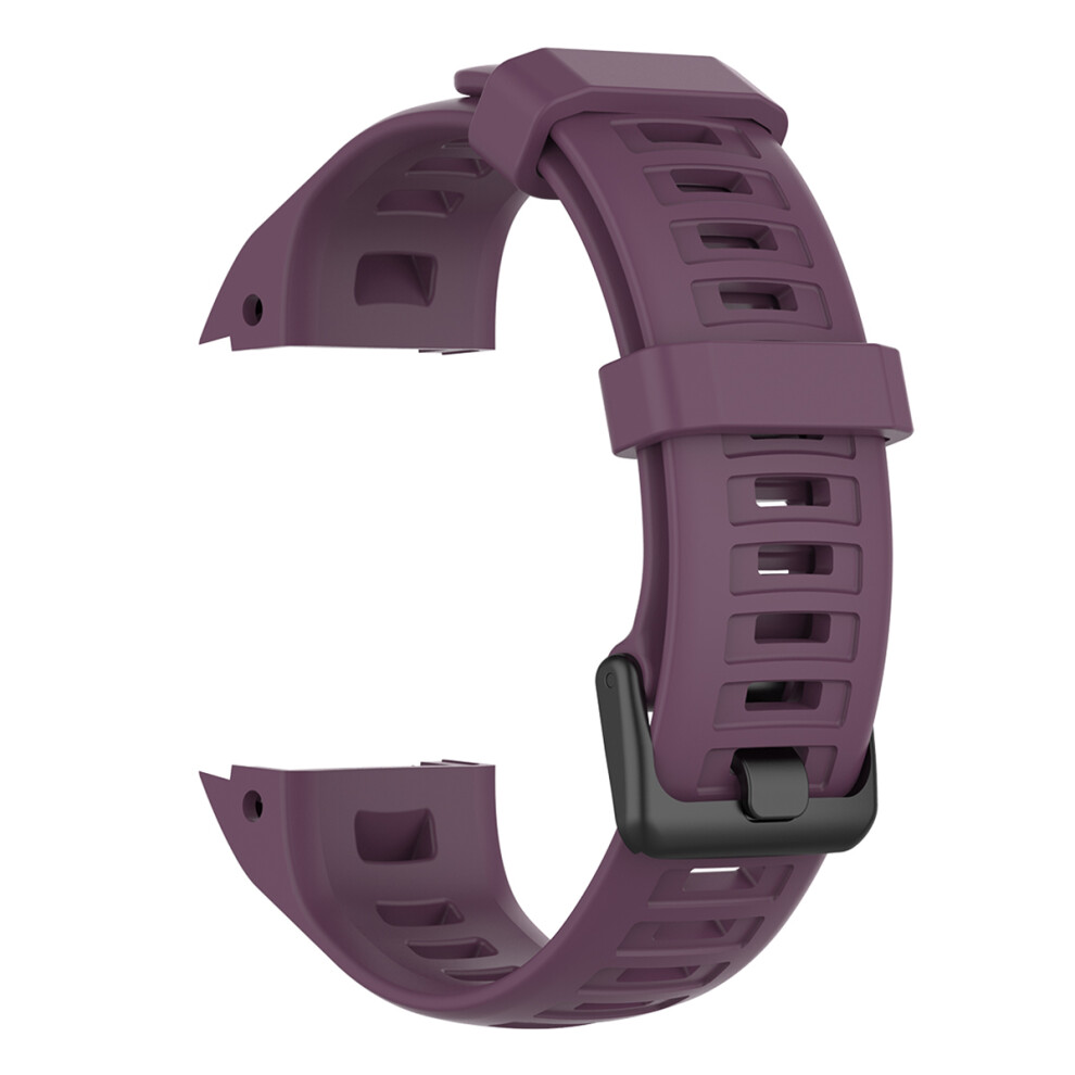 (Purple) Silicone Watch Band For Garmin Instinct Tactical Instinct Tide Instinct 2 Instinct Wrist Strap With Black Buckle Black,Purple 6914279452351