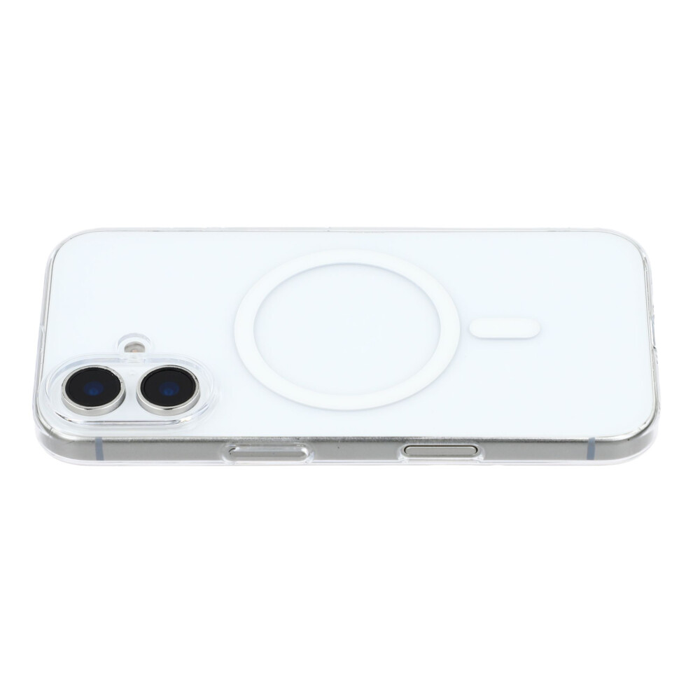 (Transparent ) For Iphone 16 Crystal Clear Case Compatible With Magsafe Hard Pc Phone Cover White 6914275052913