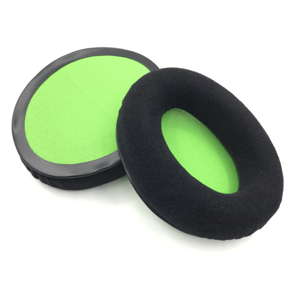 (Green) For Hyperx Cloud Ii Alpha S Stinger Flight Headphone Earpads Velvet+Sponge Earmuffs Green 6914270558403
