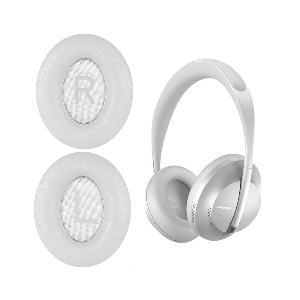 (White) For Bose 700 Nc700 Bluetooth-Compatible Headphone Replacement Protein Leather Earpads Ear Cushions White 6914275550846