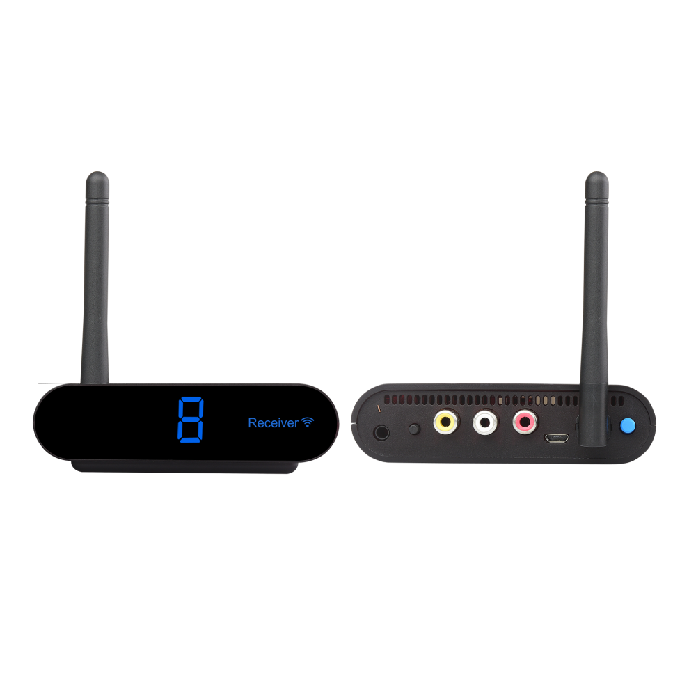 (Us Plug) Measy Av230 2.4Ghz Wireless Av Signal Transmission Set 1 Transmitter 2 Receivers Support Ir Remote 6914275970293
