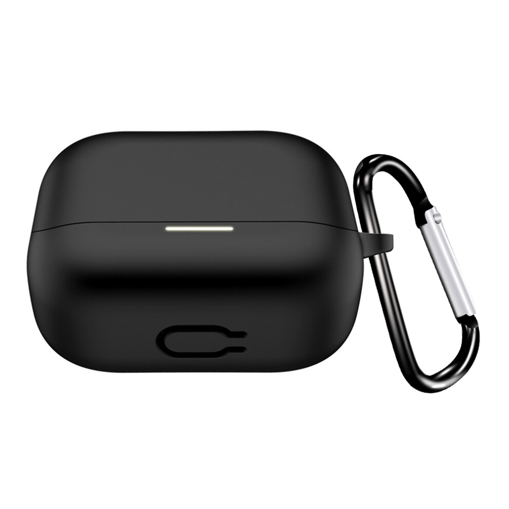 (Black) For Anker Soundcore K20i Protective Case Bluetooth-Compatible Earphone Silicone Cover With Hook Black 6914276441761