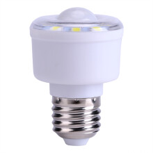 1.8W 220V PIR Infrared Motion Sensor 10 LED Lamp Bedroom Energy Saving Light Bulb (Thread Type)