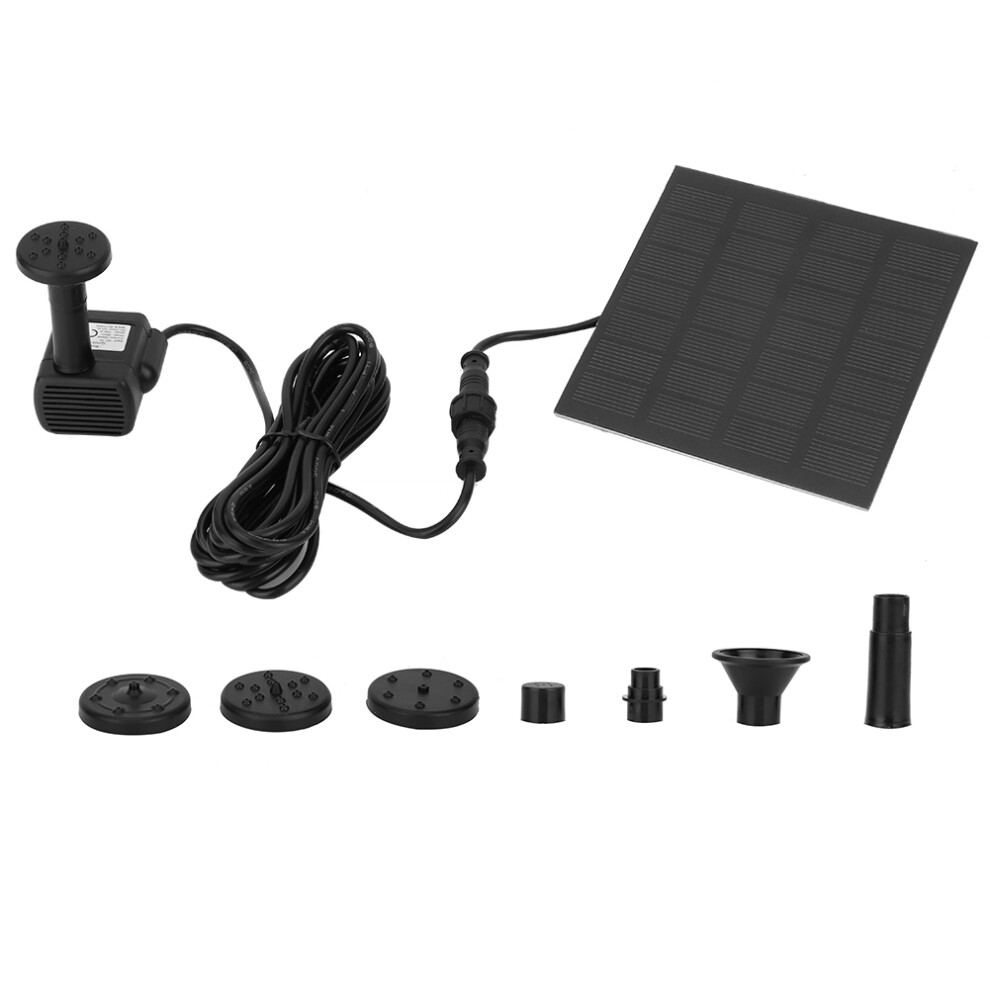 Solar Panel Submersible Water Pump Kit For Fountain Garden Rockery Pond Pool 9451930196171