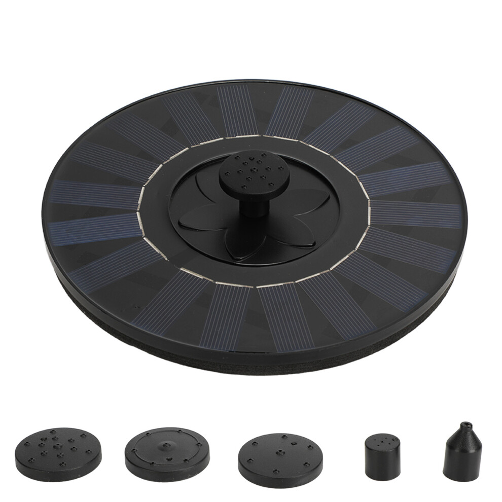 Solar Fountain Pump Energy Saving High Efficiency Solar Powered Fountain For Garden Bird Bath Small Pond 2W 9451930196614